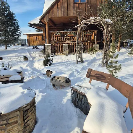 Chalet Drevenica Pod Vrbami S Farmou A Zvieratami