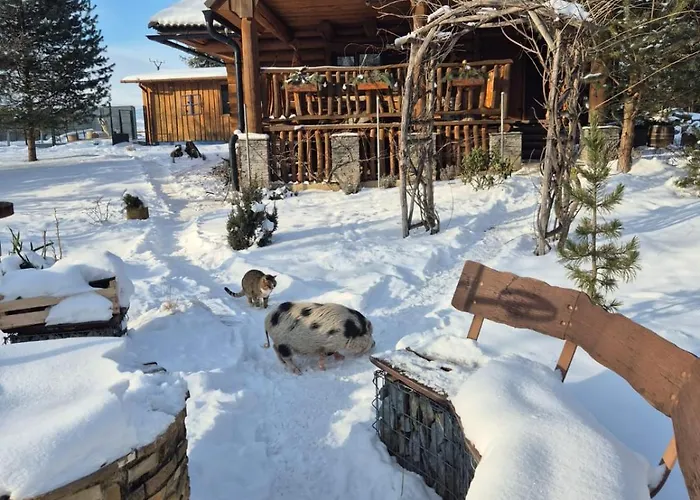 Alpesi faház Drevenica Pod Vrbami S Farmou A Zvieratami